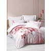 Cotton Box Çift Kişilik Elit Saten Nevresim Takımı Gules Kırmızı