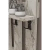 Country Duvar Askılığı Beyaz 60 cm