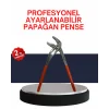 Dayanıklı Çelik Papağan Pense Ergonomik Yalıtımlı Sap