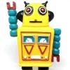 Decotown Nostaljik Sevimli Uzaylı Robot Şeklinde Figür Biblo