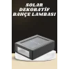 Dekoratif Duvar Lambası Solar Güneş Enerjili Bahçe Aydınlatması