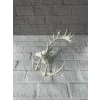 Dekoratif Geyik Başı Heykel 25 cm Modern Minimal Tasarım