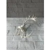 Dekoratif Geyik Başı Heykel 25 cm Modern Minimal Tasarım