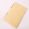 Deri Yaprak Desenli Çizgisiz Defter