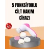 Derin Temizleme ve Masaj İçin 5 Başlıklı Yüz Cilt Bakım Aleti
