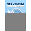 Desenli Projeksiyon Lambası Bilgisayar USB Girişinden Kullanımlı