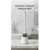 Deterjan Hazneli Ergonomik Silikon Tuvalet Fırçası