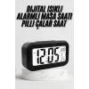 Dijital Masa Saati Termometre Takvim Led Ekran Pilli Ev Ofis Masası