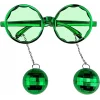 Disko Toplu Küpeli Parti Gözlüğü Yeşil Renk