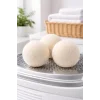 Doğal XXL Yün Kurutma Topu (3’lü Set) – Çamaşır Kurutma Makinesi İçin