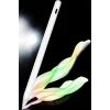 Dokunmatik Kalem Beyaz Şarjlı Yedek Uçlu Android ve İOS Uyumlu