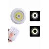 Dolap Işığı Mutfak Rafı Işığı Uzaktan Kumandalı 3 Lü Spot Led Lamba