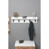 Duvar Askılığı Portmanto Beyaz 80