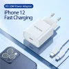 DUX DUCIS C50 PD 20W Hızlı Şarj Aleti 20W USB-C Güç Adaptörü-(5775)