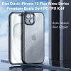 Dux Ducis iPhone 15 Plus Aimo Series Premium Buzlu Sert PC-TPU Kılıf-(5775)