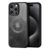Dux Ducis iPhone 15 Pro Max Aimo Series MagSafe Premium Buzlu Sert PC-TPU Kılıf-(5775)