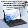 Dux Ducis SM Galaxy Tab S8/S7 Bluetooth Klavye Touchpad Kılıf X700-X706-T870-T875-T876B-(5775)