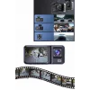 DVR Araç İçi Kamera Ön ve İç Kamera 2 İnç Ekranlı Çift Kamera