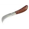 Eco Lounge Bursa Çelik Eğri Bağ / Kablo / Aşı Çakısı, Ahşap Saplı - 22 cm