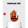 El Hareketiyle Kontrol Edilen 176 LED Amber Güvenlik Lambası