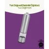 Elektrikli Baharat Öğütücü Pilli Paslanmaz Çelik Otomatik Tuz Karabiber Değirmeni