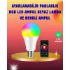 Enerji Verimli Akıllı LED Ampul Uzaktan Kontrol Özellikli