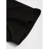 Erkek Baskılı Tişört Kısa Kol Bisiklet Yaka Regular fit Rahat kalıp T-Shirt - Siyah