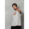 Erkek Baskılı T-Shirt Kısa Kol Bisiklet Yaka Regular Fit Rahat Kalıp Tişört -  Gri