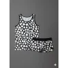 Erkek Desenli Tank Top Boxer Takımı