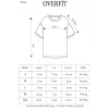 ERKEK Düz Tişört Bisikilet Yaka Kısa Kol Oversize T-shirt - Bej