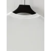 Erkek LB Baskılı Tişört Bisiklet Yaka Kısa Kol T-shirt - Beyaz