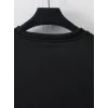 Erkek Baskılı T-Shirt Kısa Kol Bisiklet Yaka Regular Fit Yazlık Tişört - Siyah