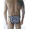 Erkek Metalli Desenli Slip Çamaşır