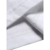 Erkek Bisiklet yaka t-shirt Pembe Panter Baskılı Kısa Kollu Tişört - Beyaz