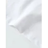 Erkek T-shirt Tavşan Baskılı Kısa Kollu Tişört - Beyaz