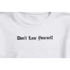 Erkek Wafıl Kumaş Tişört Regular Kalıp Bisiklet Yaka Baskılı T-Shirt - Beyaz