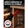 Esnek Bits Uç Seti 12 Parça Manyetik Adaptörlü Matkap Tornavida Aksesuarı