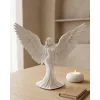 Estetik Melek Kadın Figürlü 3D Dekoratif Biblo Modern Salon Dekoru