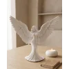 Estetik Melek Kadın Figürlü 3D Dekoratif Biblo Modern Salon Dekoru