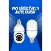 Ev Kamerası Wifi Kamerası Gece Görüşlü Akıllı Ampül Kamera