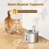 Evcil Hayvan Su Pınarı - Paslanmaz Çelik - 2.2 Litre Kapasite