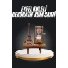 Eyfel Kuleli Kum Saati Dekoratif Hediyelik Eşya Retro Eyfel Kulesi