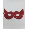 Fantezi Deri Kırmızı Renk Maske
