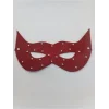 Fantezi Deri Kırmızı Renk Maske