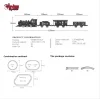 FF-1603C-4C IŞIKLI VE SESLİ BUHARLI TREN SETİ -VRD
