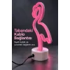 Flamingo LED Lamba USB Kablolu Beyaz Gövdeli