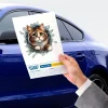 Fulcar Kedi Tasarımlı Araç Stickerı