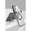 Joko Samsung Galaxy S24 Uyumlu Crystal Magsafe Kapak - Siyah