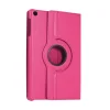 Galaxy Tab A11 360 Tablet Deri Kılıf - Pembe