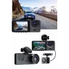 Gece Görüşlü DVR 3 Lensli Araç İçi Sürüş Kamerası Video Kaydedici